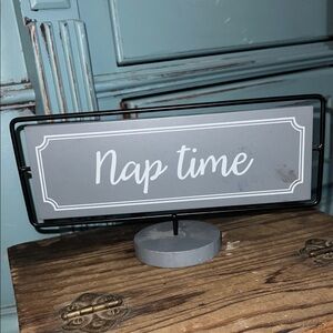 Cute sign nap time to study time